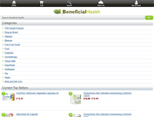 Tablet Screenshot of beneficialhealth.co.uk